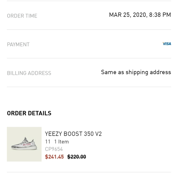 Yeezy Boost 350V2 zebras - Picture 7 of 7